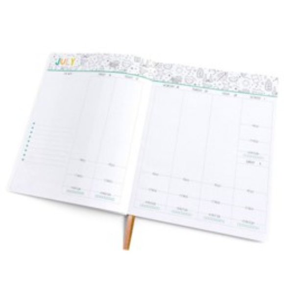 Callie Danielle 2023-24 Academic Teacher Planner Calendar Smileys 8.5 x 11 NWT - Picture 9 of 9